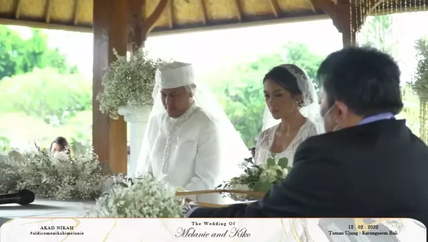 momen pernikahan Melanie Putria di Bali © berbagai sumber