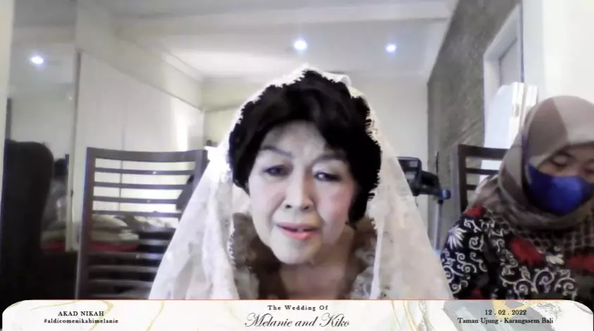 momen pernikahan Melanie Putria di Bali © berbagai sumber
