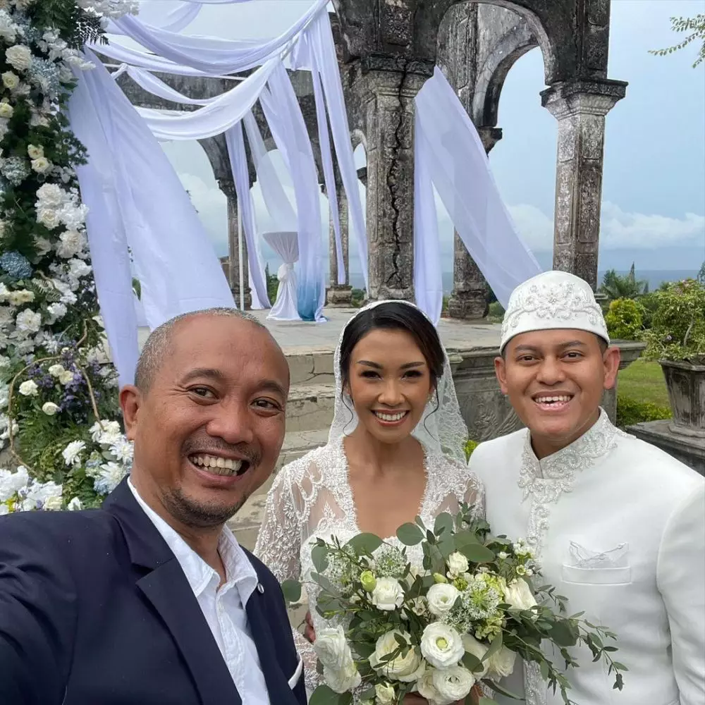 momen pernikahan Melanie Putria di Bali © berbagai sumber