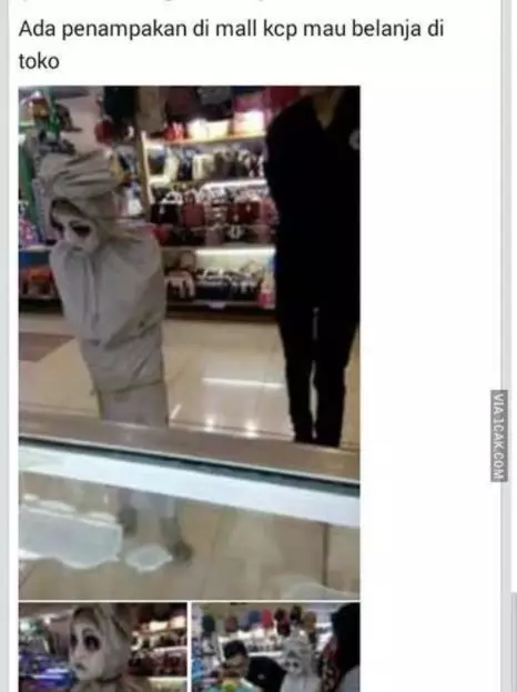 Kelakuan nyeleneh orang saat di mal © 2022 brilio.net