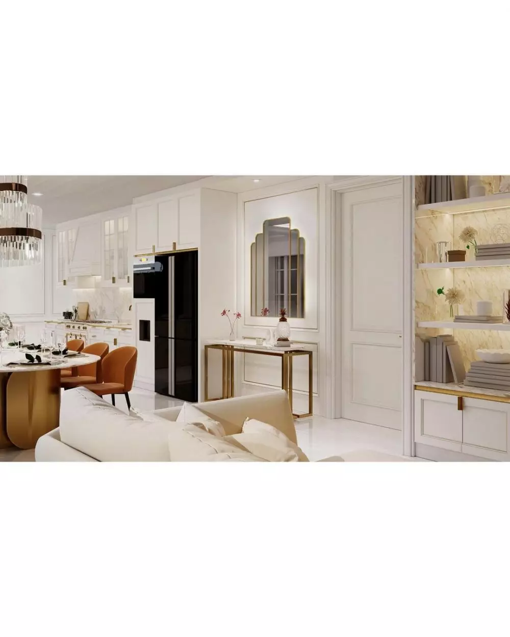 Potret desain interior rumah baru Ayu Dewi © Instagram