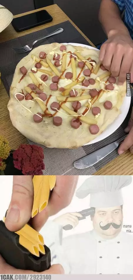 topping pizza nyeleneh © berbagai sumber