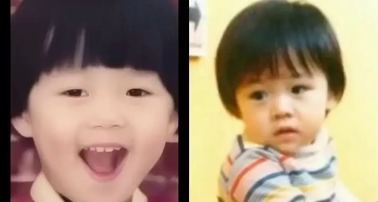 potret masa kecil Hyun Bin dan Son Ye-jin © berbagai sumber