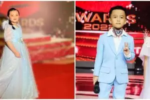 11 Potret kompak Arsy, Thalia, dan Djalu Hakim duet di panggung