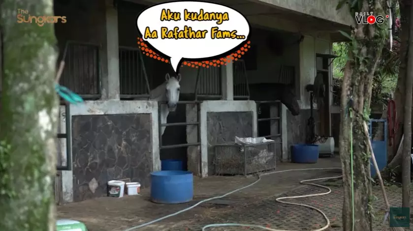 lapangan kuda milik mertua Nabila Syakieb © YouTube