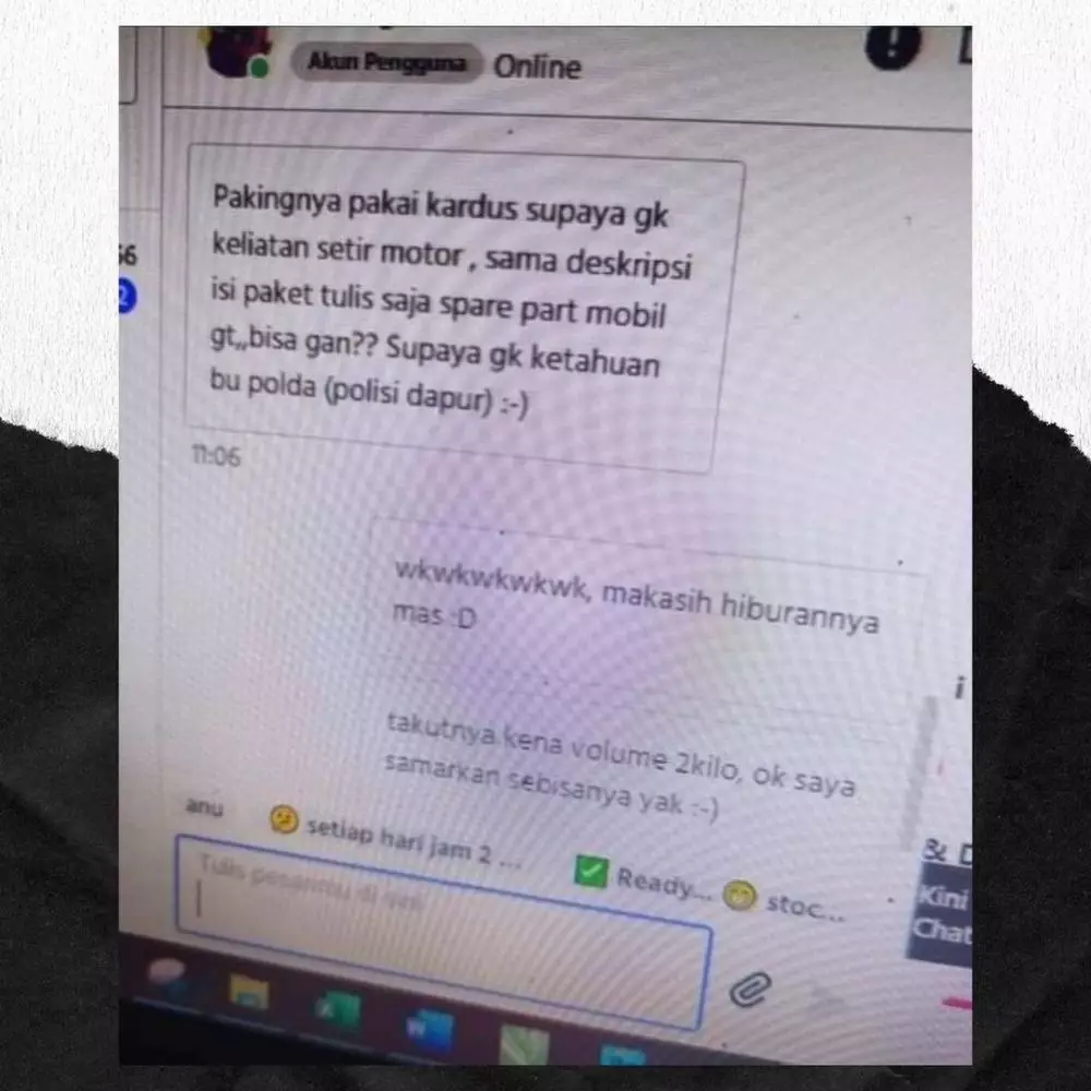 chat pembeli online shop ngelunjak kocak © Instagram