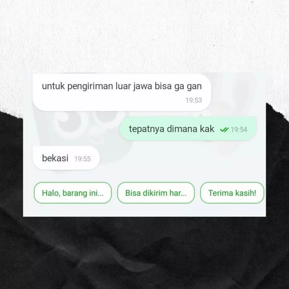 chat pembeli online shop ngelunjak kocak © Instagram