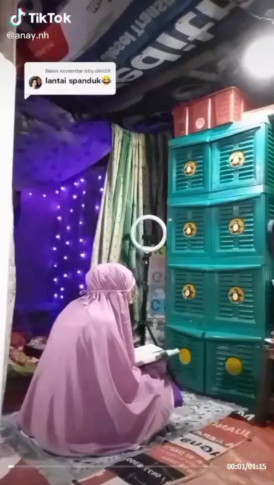 rumah gubuk kamar estetik © TikTok rumah gubuk kamar estetik © TikTok