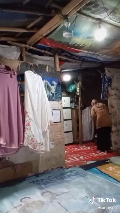 rumah gubuk kamar estetik © TikTok rumah gubuk kamar estetik © TikTok