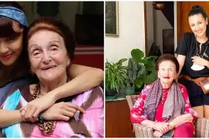 9 Potret Sharena Delon bareng nenek, paras bulenya mirip Rose Titanic