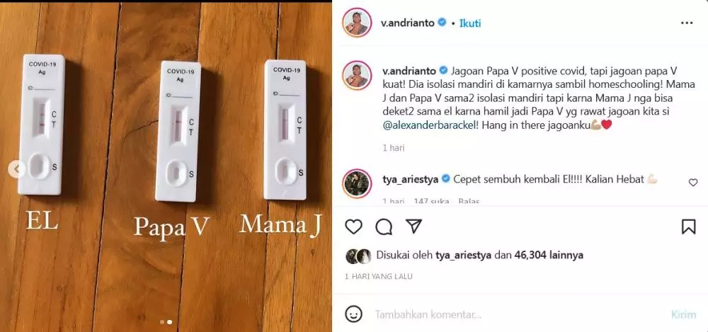 El Barack positif Covid-19 © berbagai sumber