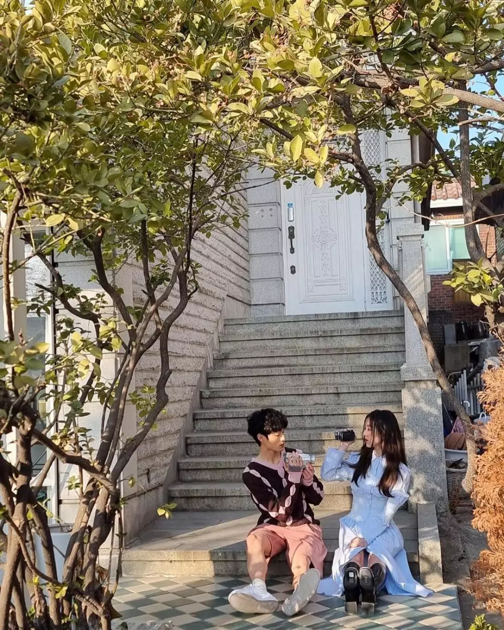 pemotretan Yoon Chan-young dan Park Ji-hoo © Instagram