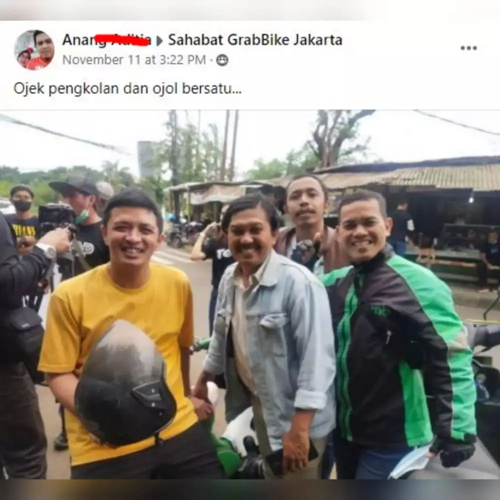 status lucu suka duka driver ojol © Instagram
