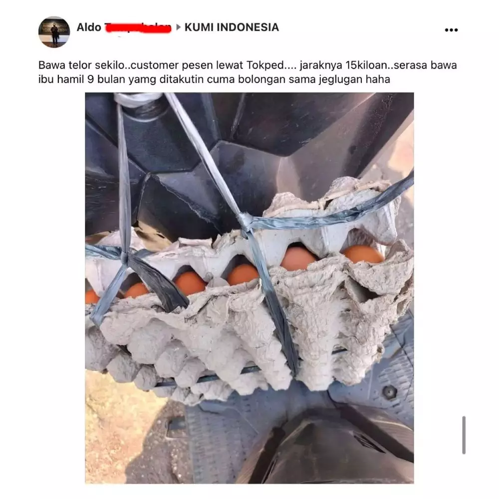 status lucu suka duka driver ojol © Instagram