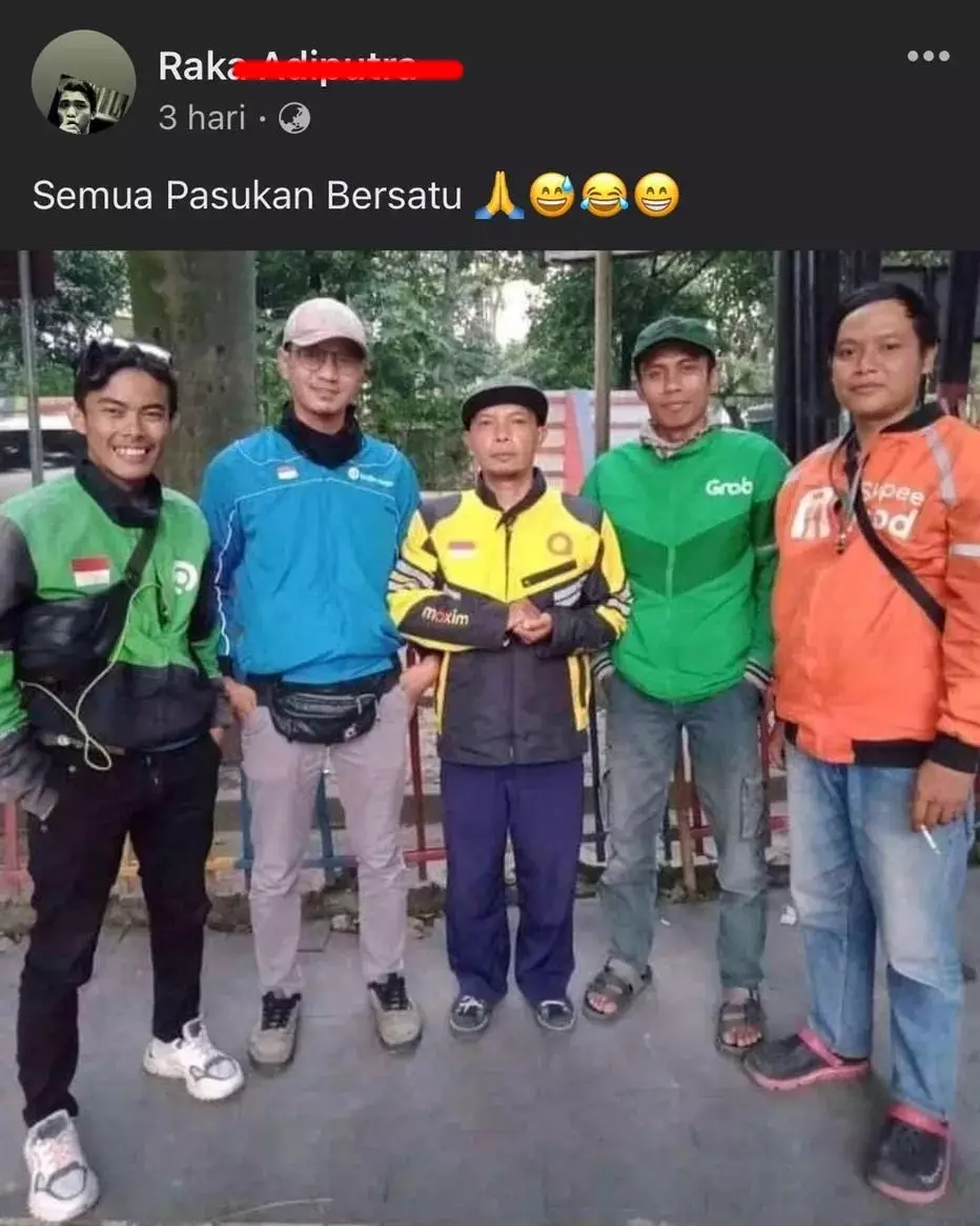 status lucu suka duka driver ojol © Instagram