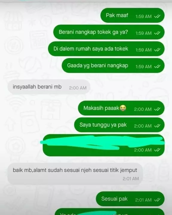 driver ojek online jadi superhero dadakan © berbagai sumber