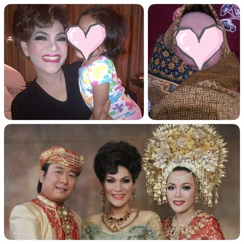 dorce gamalama bareng anak angkatnya © instagram