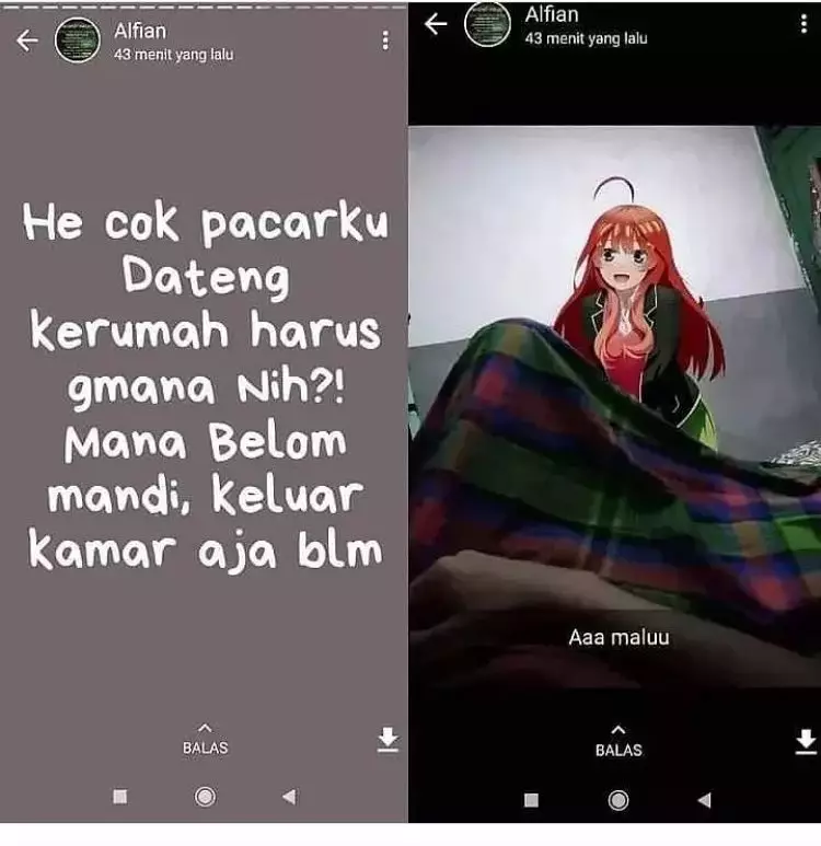 status wa bimbang ngeselin © Twitter