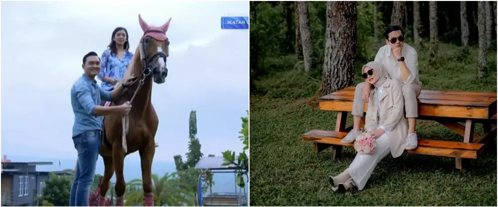 beda momen prewedding ikbal fauzi di dunia nyata dan sinetron © berbagai sumber