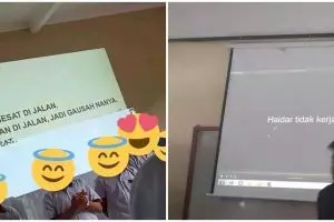 13 Momen lucu siswa lagi presentasi, ada-ada aja tingkahnya