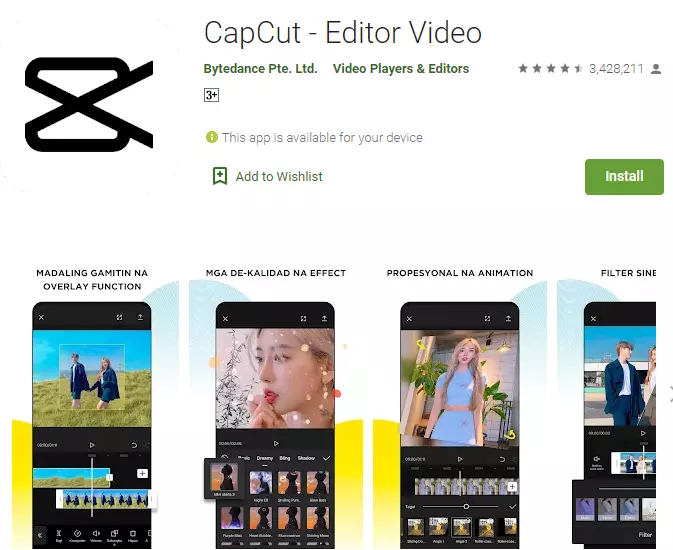 Rekomendasi aplikasi stabilizer video play.google.com