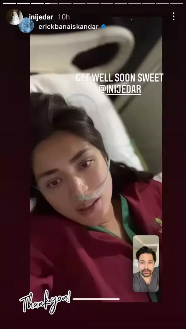 jessica iskandar dilarikan ke rumah sakit © instagram