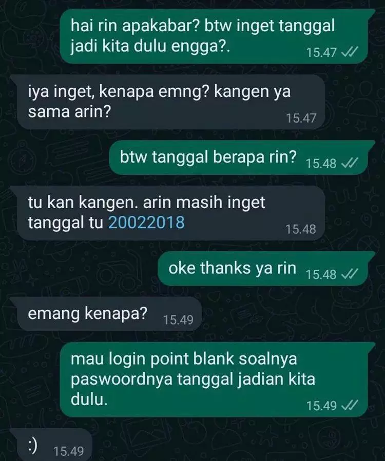 chat ada motif tersembunyi lucu © Instagram chat ada motif tersembunyi lucu © Instagram