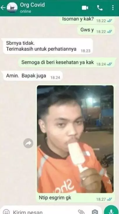 chat ada motif tersembunyi lucu © Instagram chat ada motif tersembunyi lucu © Instagram