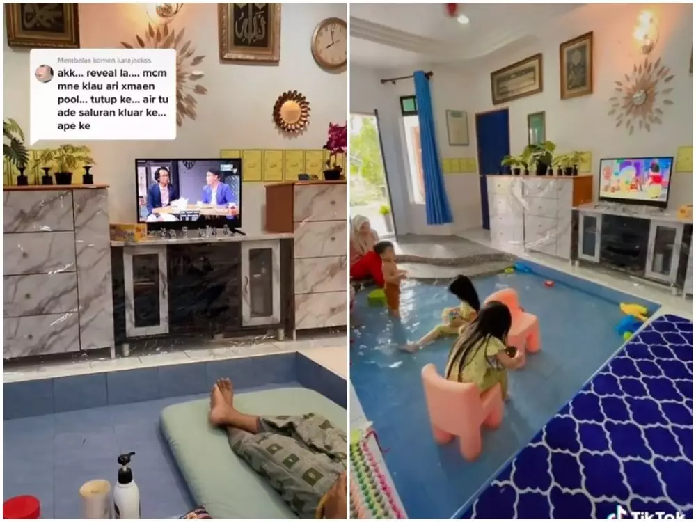 kolam renang dalam rumah © TikTok