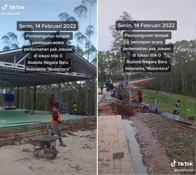 lokasi perkemahan Jokowi di IKN Berbagai sumber