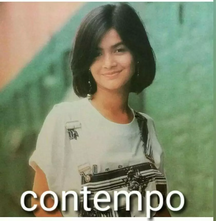 artis jadi model iklan kaus era 90-an Facebook