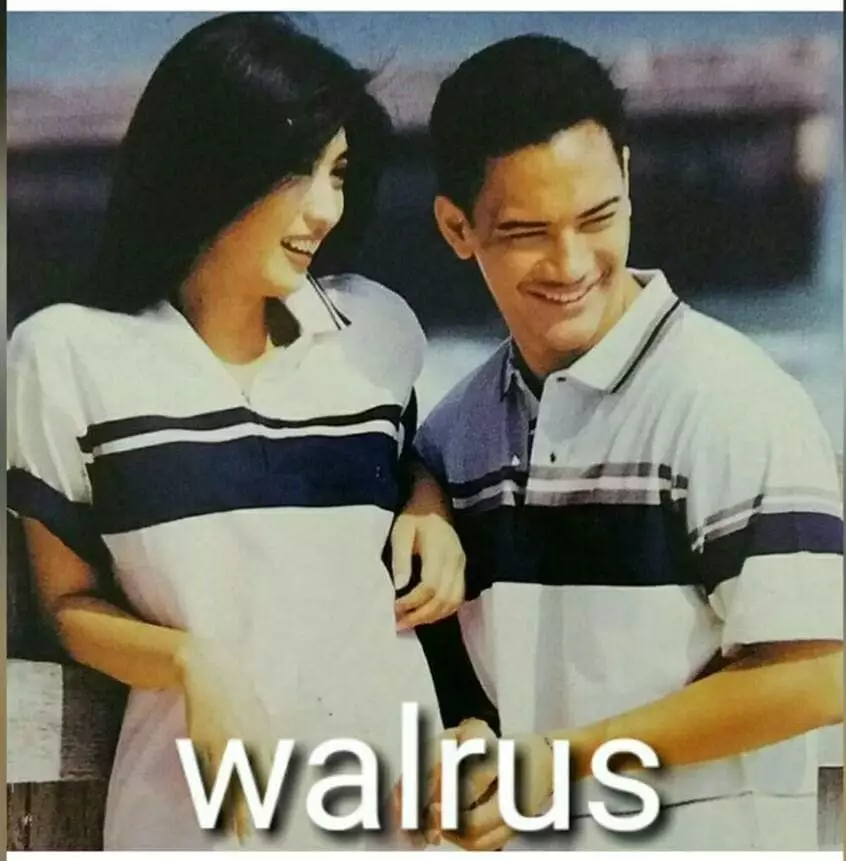 artis jadi model iklan kaus era 90-an Facebook