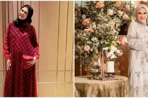 9 Gaya modis Cut Meyriska pamer baby bump di kehamilan anak kedua