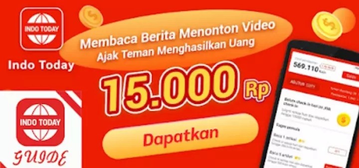 Aplikasi baca berita penghasil uang © 2022 brilio.net