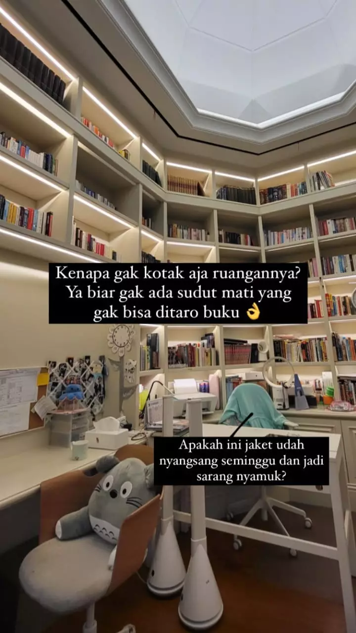 penampakan perpustakaan dian sastro © instagram penampakan perpustakaan dian sastro © instagram