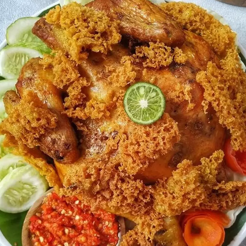 Resep ayam goreng kremes, empuk, mudah dibuat, dan renyah tahan lama
