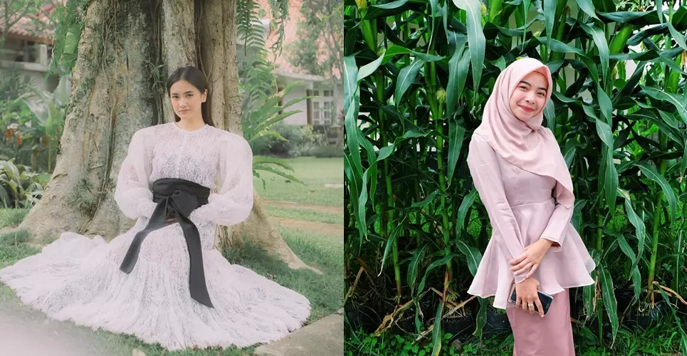 Beda gaya pacar Ikbal Fauzi di Ikatan Cinta dan istri Instagram