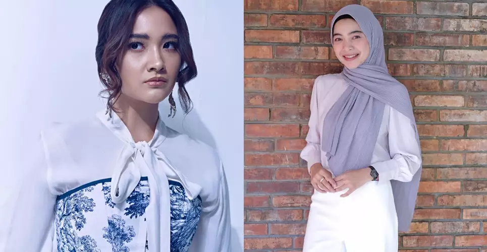 Beda gaya pacar Ikbal Fauzi di Ikatan Cinta dan istri Instagram