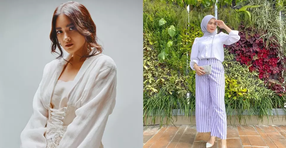Beda gaya pacar Ikbal Fauzi di Ikatan Cinta dan istri Instagram
