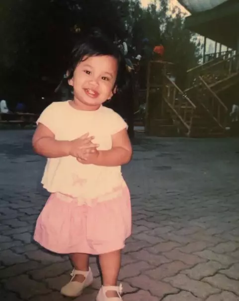 Potret masa kecil Mayang © Instagram