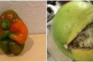 15 Penampakan lucu bahan dapur mirip benda nyeleneh, bikin heran