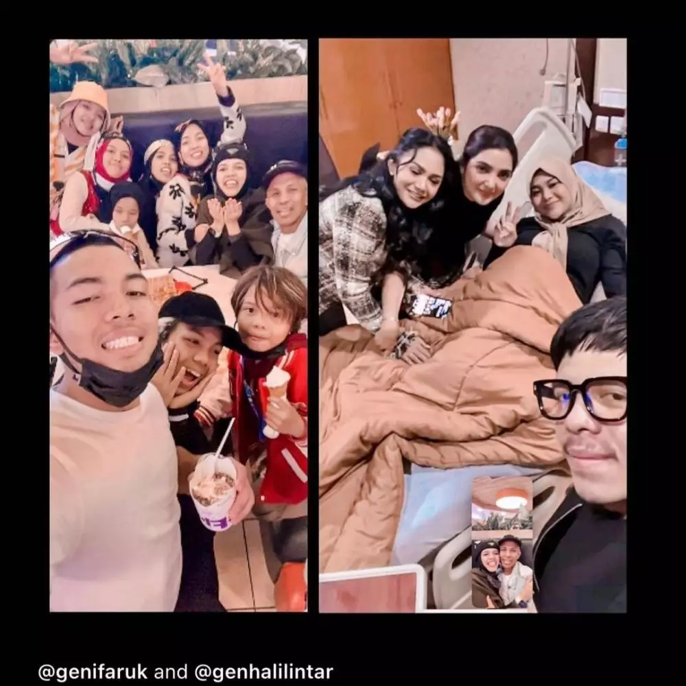 Krisdayanti dampingi Aurel melahirkan © Instagram