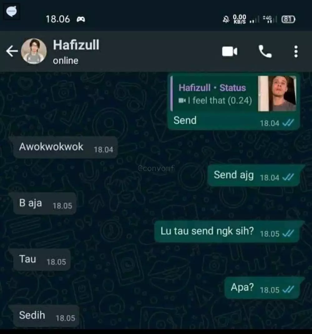 chat salah informasi jadi lucu © Instagram