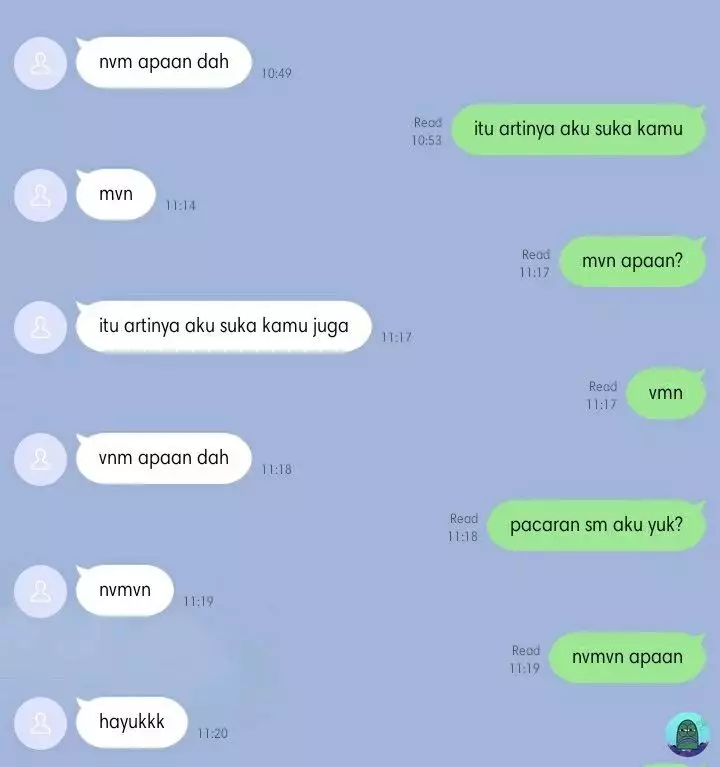 chat salah informasi jadi lucu © Instagram
