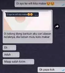 chat salah informasi jadi lucu © Instagram