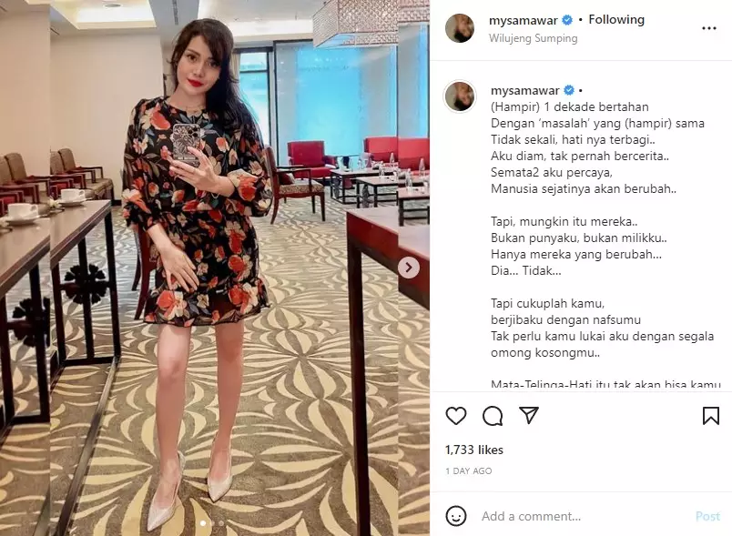 Steno Ricardo nikah lagi usai cerai dari Mawar AFI © Instagram Steno Ricardo nikah lagi usai cerai dari Mawar AFI © Instagram