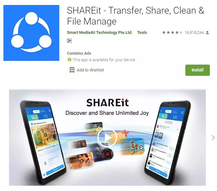  7 Aplikasi transfer file di Android play.google.com
