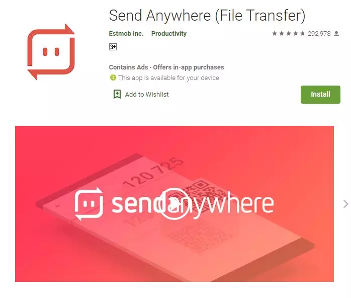  7 Aplikasi transfer file di Android play.google.com
