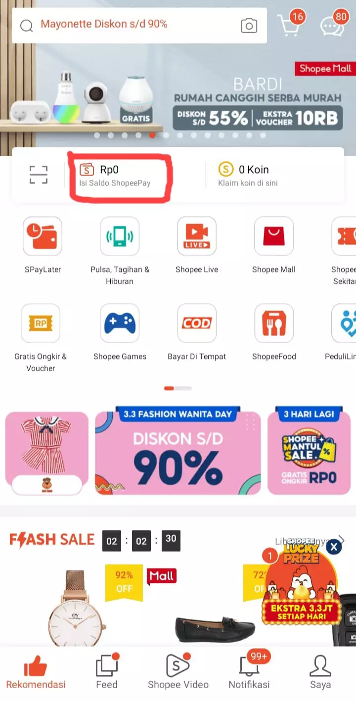 Cara cek nomor shopeepay © 2022 berbagai sumber 