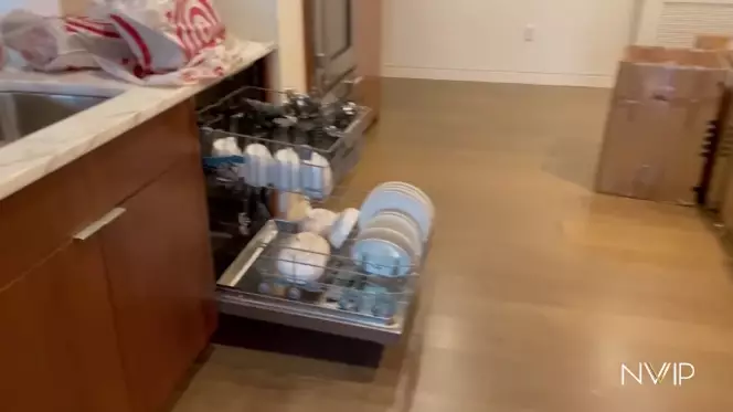 Potret dapur Nikita Willy di Amerika © YouTube